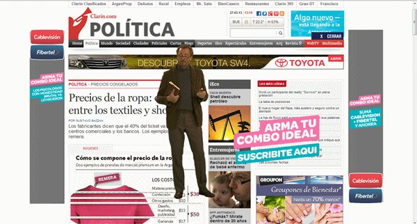 helpads's tweet card. Pieza publicitaria que se compone de 2 laterales que acompañan la navegación. Cuando el usuario hace scroll sobre la pieza izquierda, se activa el video ( Tercer pieza de 800×600), con una cap…