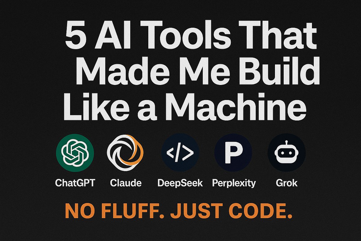 rohitcodestweet's tweet card. Everyone told me “AI will make you 10x faster.” They were wrong. Using AI without a strategy is like owning 5 Lambos and not knowing how to…