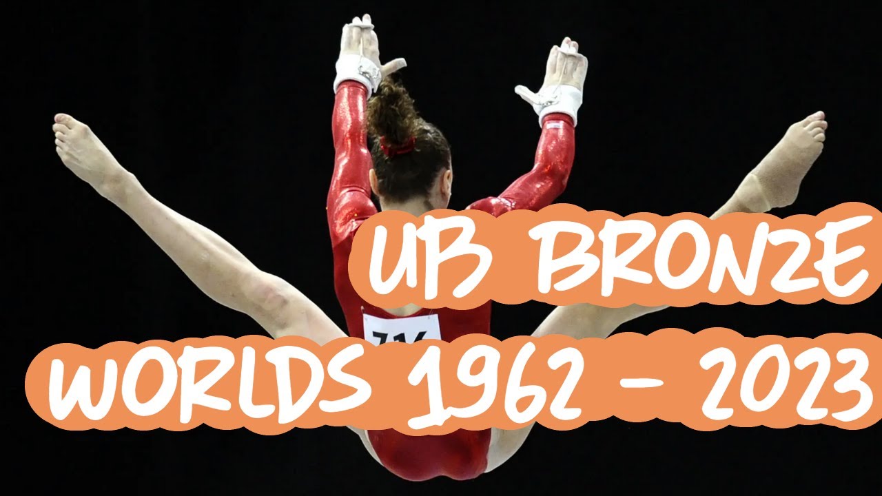 Gymnastly's tweet card. All Uneven Bars Bronze Medalists - Gymnastics World Championships...