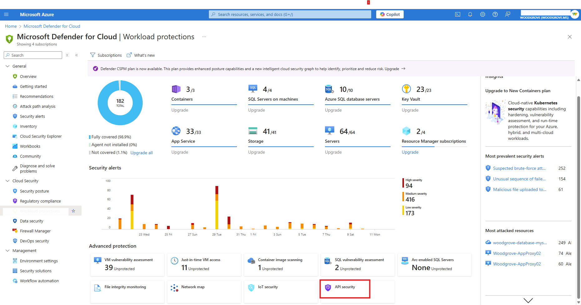VanniiAnderson's tweet card. API security posture management is now natively integrated into Defender CSPM and available in public preview at no additional cost. This integration...
