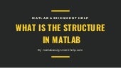matlabassignme5's tweet card. What is The Structure in Matlab with Suitable Examples