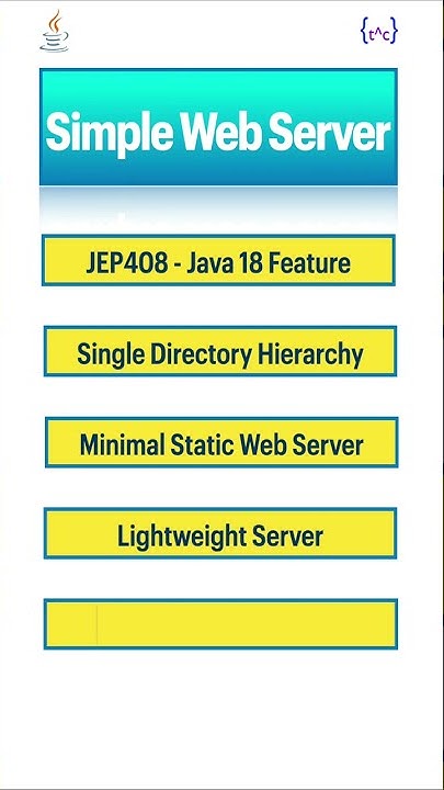 TConstructive's tweet card. #shorts #ytshorts Java 18 - What is Simple Web Server - JEP 408