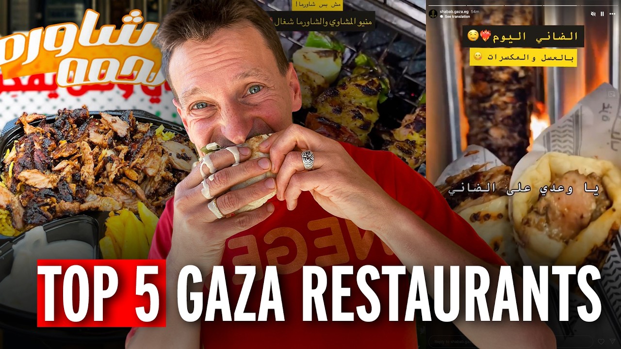 mol_code's tweet card. Top 5 Restaurants in Gaza – Summer 2025 (Genocide Never Tasted So...
