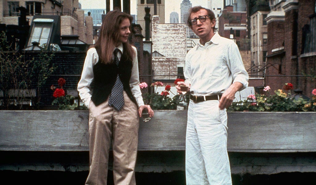 TheFP's tweet card. In The Free Press, Woody Allen remembers Diane Keaton. “When we first met,” he writes, “I thought she was so charming, so beautiful, so magical, that I thought: Was it possible to fall in love so...