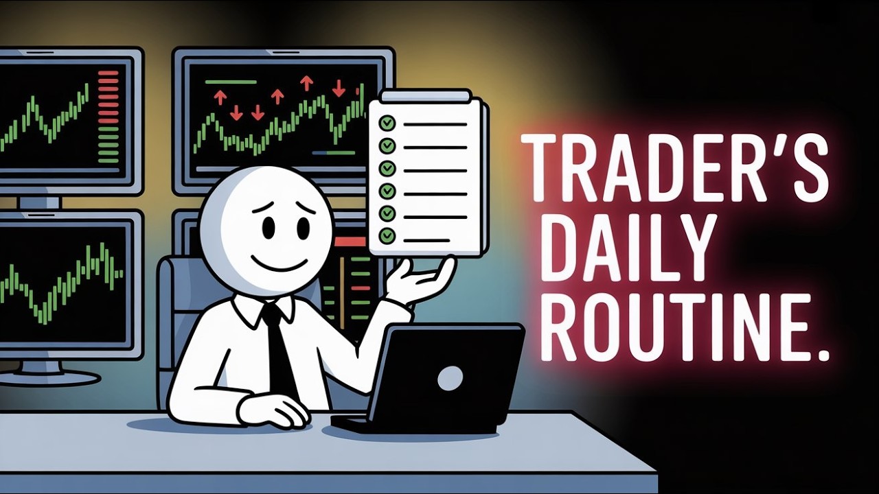 dtradrzone's tweet card. A Trader’s Daily Routine That Builds Consistency & Profits