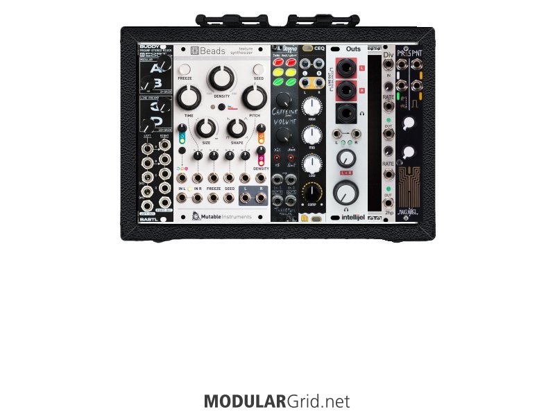 aowua5o's tweet card. [2025/10/17 さざれ場#009]Live Output Chain and Controller - Eurorack Modular System from aowua5o