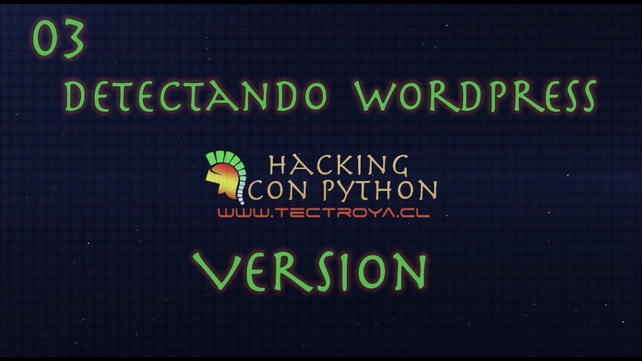 dAndrusco's tweet card. Hacking con Python - Detectando Wordpress - Version - Video 5