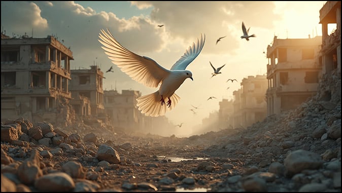 RaptureForums's tweet card. Bible prophecy makes clear that humanity will remain stuck with the scourge of war until the Prince of Peace Himself returns and begins His rule.