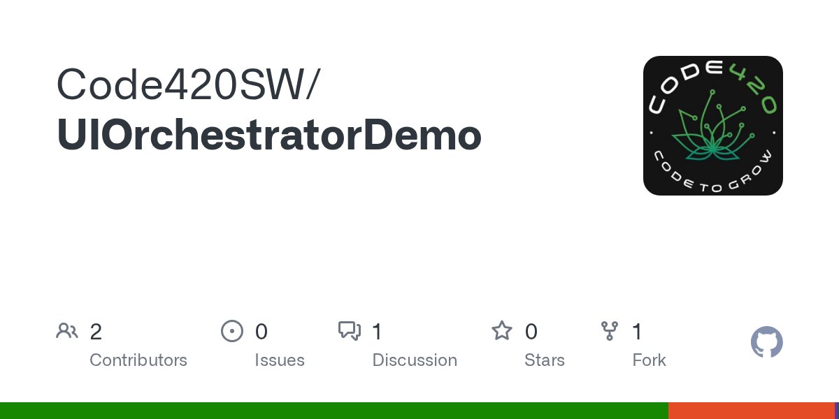 Code420SW's tweet card. Contribute to Code420SW/UIOrchestratorDemo development by creating an account on GitHub.