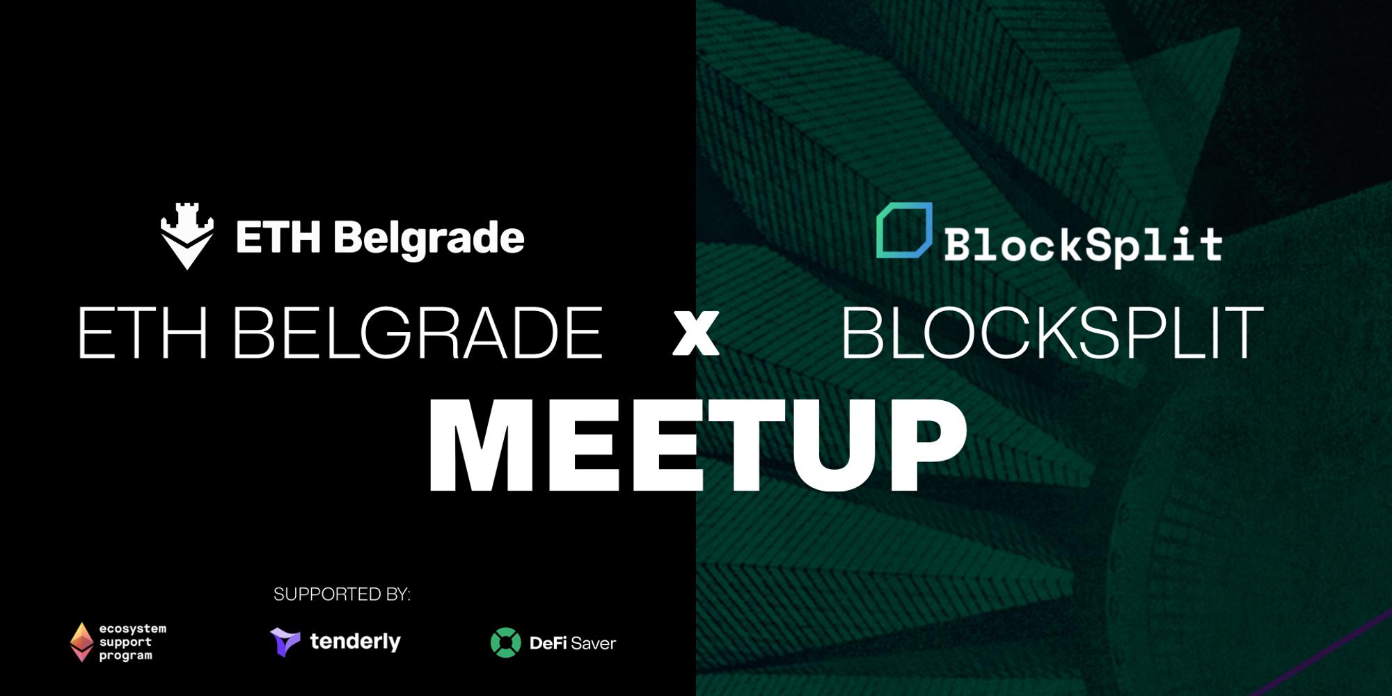 0xdevelopera's tweet card. Hosts (organizers): ETH Belgrade BlockSplit Lecturers: TokenBrice (Liquity) - Evolution of the DEXes and their impacts on market structure Kenny White (Shell…