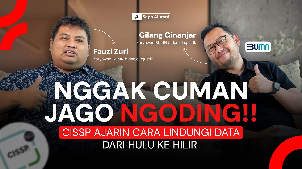 CourseNetID's tweet card. KERJA BARENG, UPGRADE CISSP BARENG 🤩 TERNYATA JAGA DATA ITU NGGAK...