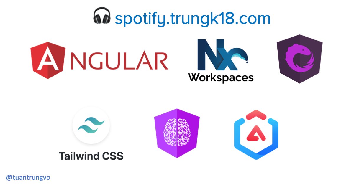 cnpallares's tweet card. Spotify client built with Angular 15, Nx Workspace, ngrx, TailwindCSS and ng-zorro - trungvose/angular-spotify