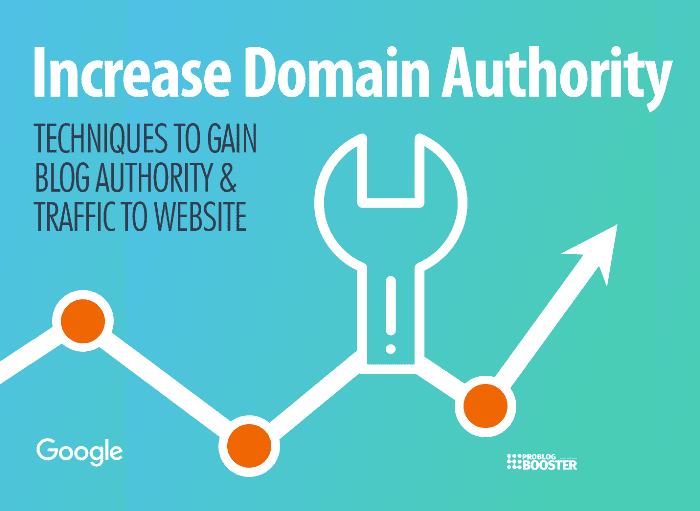 ProBlogBooster's tweet card. Improve Domain Authority so traffic to website. Increase DOMAIN AUTHORITY of blog/website fast. DA is important factor to calculate search ranking.