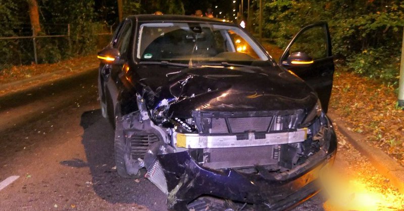 Ravage na aanrijding in Enschede