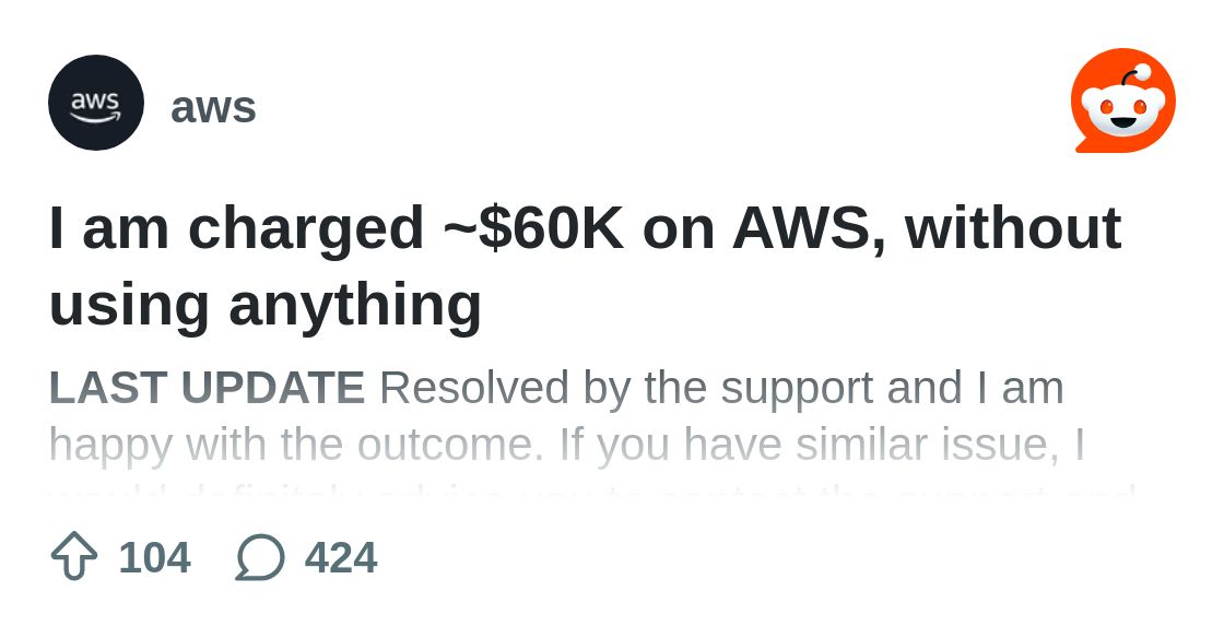 billgistdotcom's tweet card. Explore this post and more from the aws community