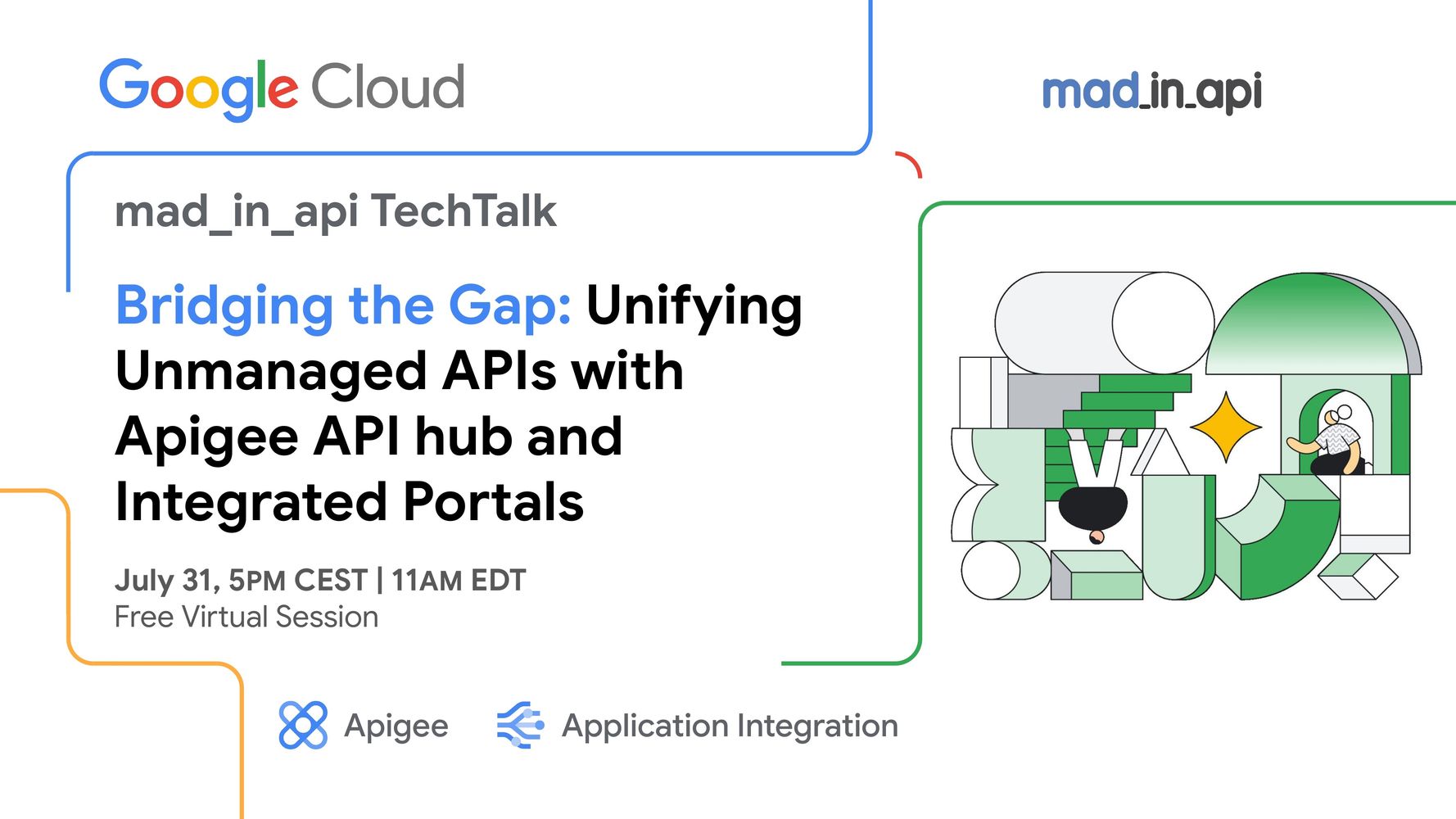hasmigsam's tweet card. This session takes you through the complete lifecycle of bringing an unmanaged API into a governed ecosystem using Apigee API hub and its integrated developer portals. Learn how to effortlessly...
