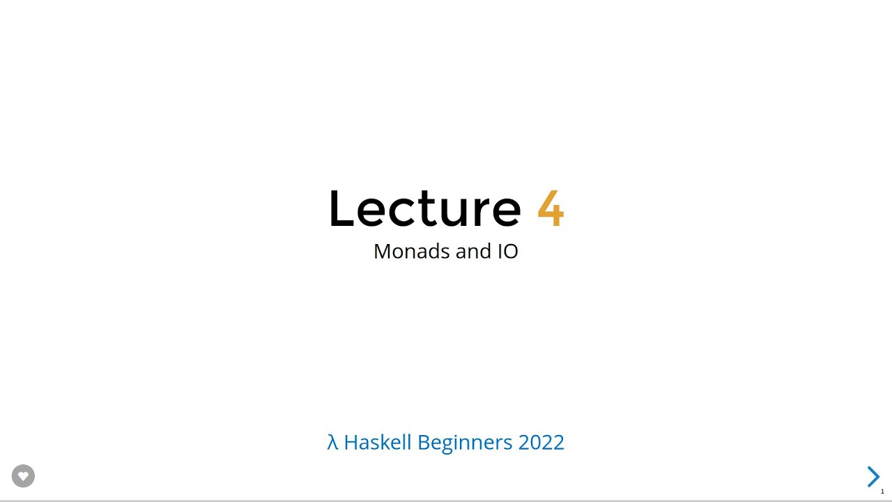 Haskelllearner's tweet card. Haskell Beginners 2022: Lecture 4