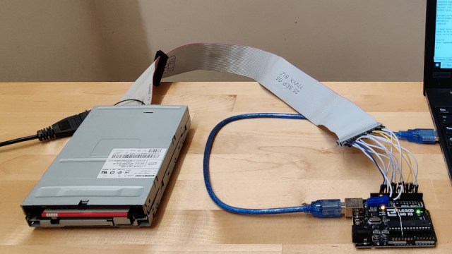 Arduino24x7's tweet card. For many of us the passing of the floppy disk is unlamented, but there remains a corps of experimenters for whom the classic removable storage format still holds some fascination. The interface for…