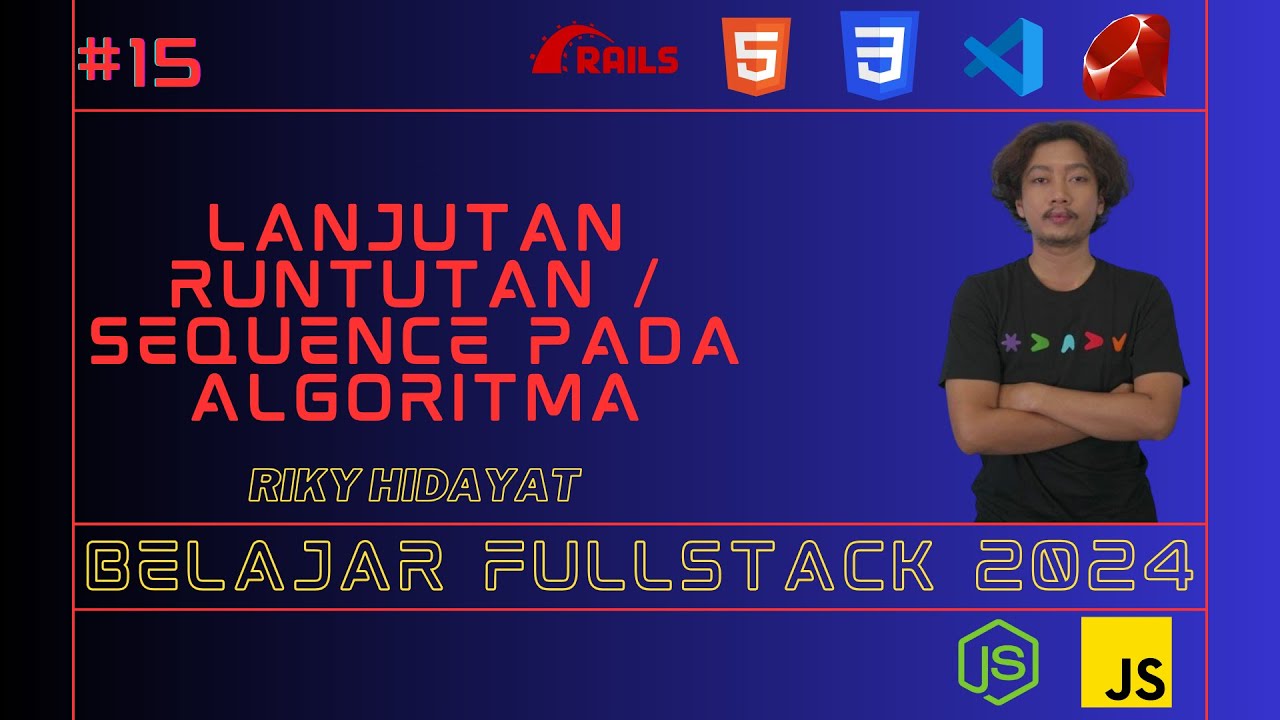 deprasio's tweet card. Belajar Ngoding Untuk Pemula - #15 RUNTUTAN / SEQUENCE ALGORITMA...