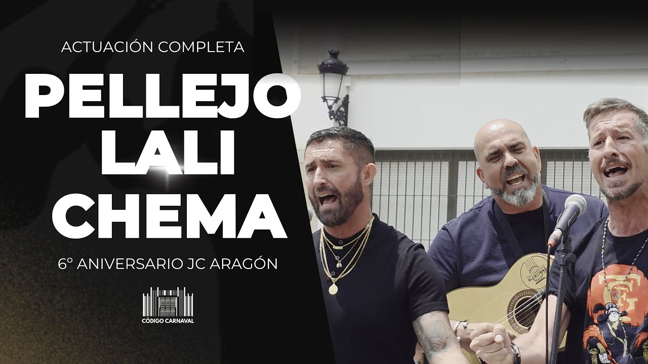 codigocarnaval's tweet card. Actuación completa PACO PELLEJO, LALI Y CHEMA - 6º Aniversario JC...