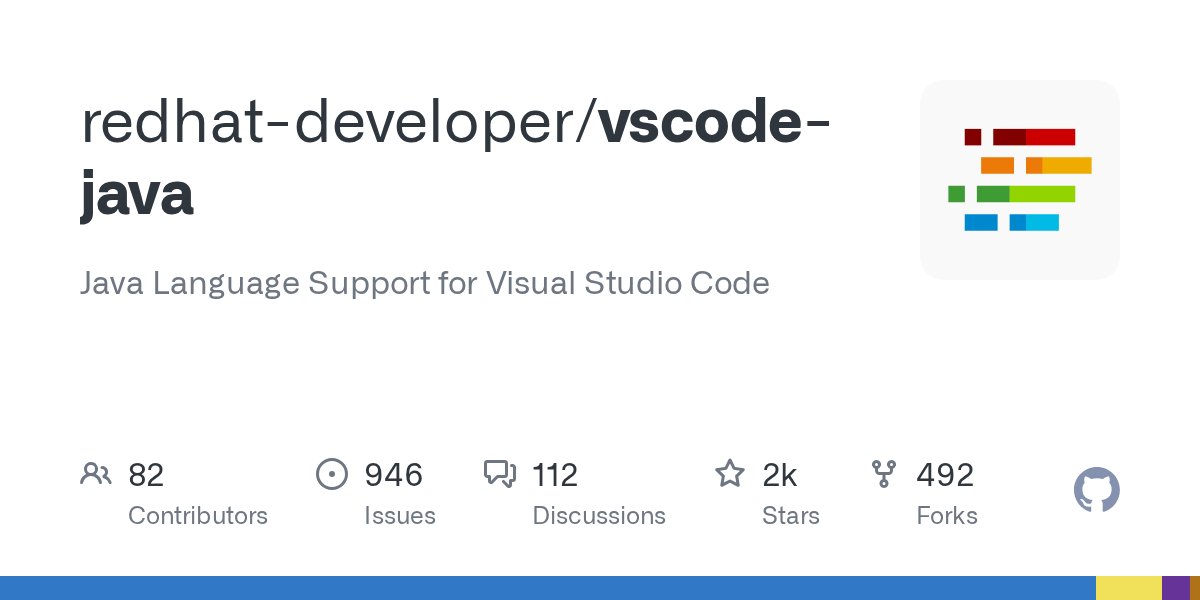 VSCodeJava's tweet card. Java Language Support for Visual Studio Code. Contribute to redhat-developer/vscode-java development by creating an account on GitHub.