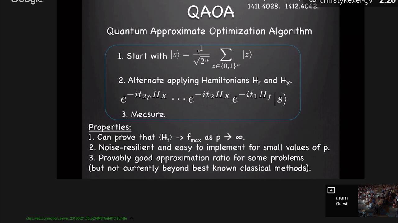 quantum_comput's tweet card. AQC 2016 - Quantum Monte Carlo vs Tunneling vs. Adiabatic Optimization