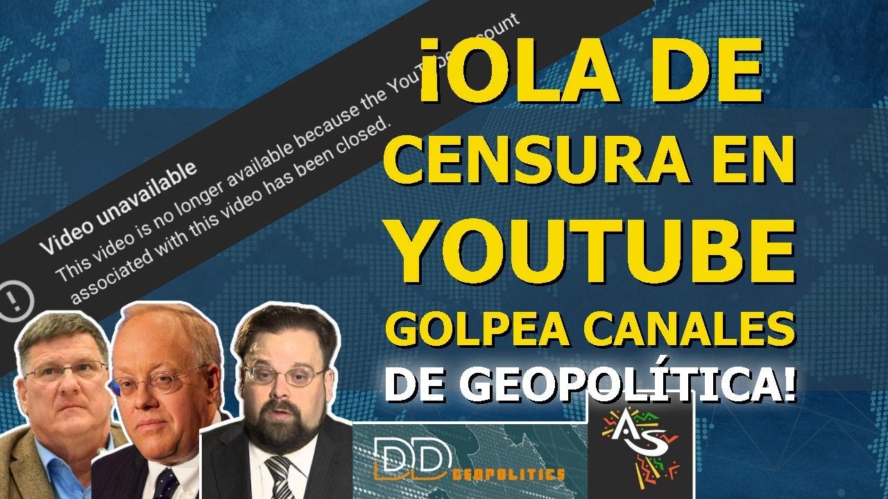 DecimoCirculo's tweet card. YouTube Prohíbe Canales de Geopolítica: African Stream, DD Geopolit...