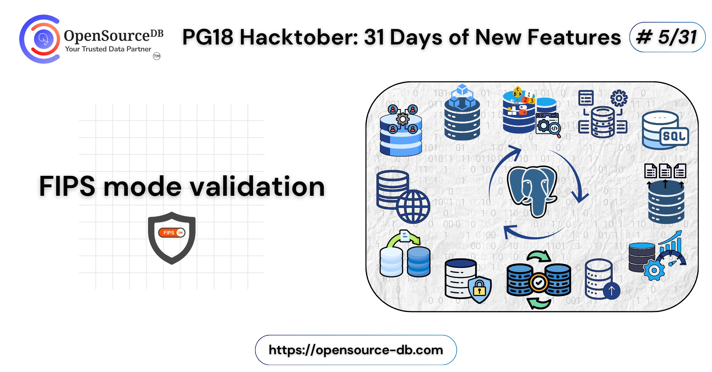 opensource_db's tweet card. Welcome back to the Day5 of PG18 Hacktoher and we’re amazed at the security features that were added in PG18, […]