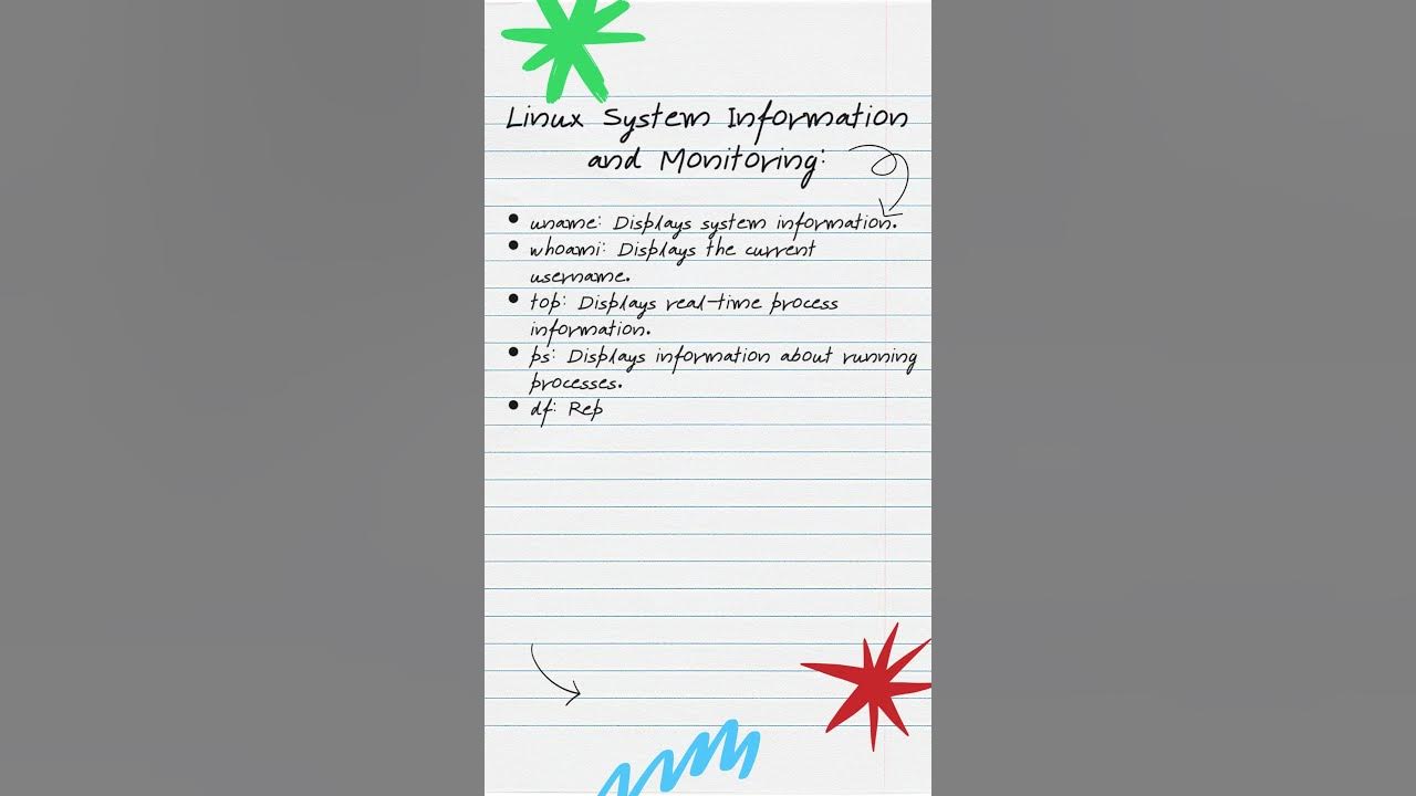 Informatykadlak's tweet card. 🔥System Information and Monitoring #linux #linuxcommands #linuxfor...