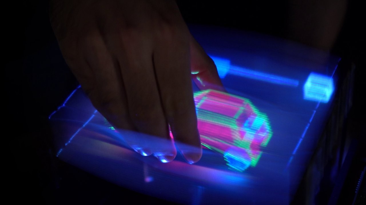 maxscriptt's tweet card. Paper | FlexiVol: Reach-Through Volumetric Display with Elastic...