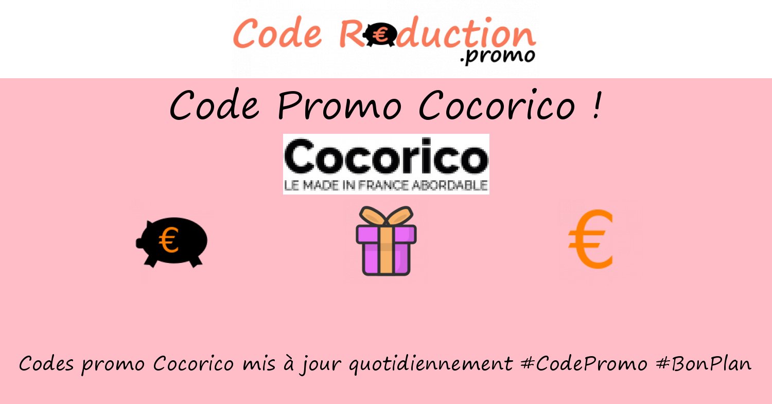 CodeRed_Promo's tweet card. ᐅ Trouvez un code promo Cocorico valide ⭐ Obtenez des réductions exclusives en utilisant un ❤❤❤ code promo Cocorico ❤❤❤ Octobre 2025