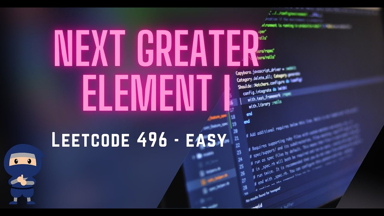 CodingNinjaAZ's tweet card. Next Greater Element I - LeetCode 496 | Stop Overthinking, Try This