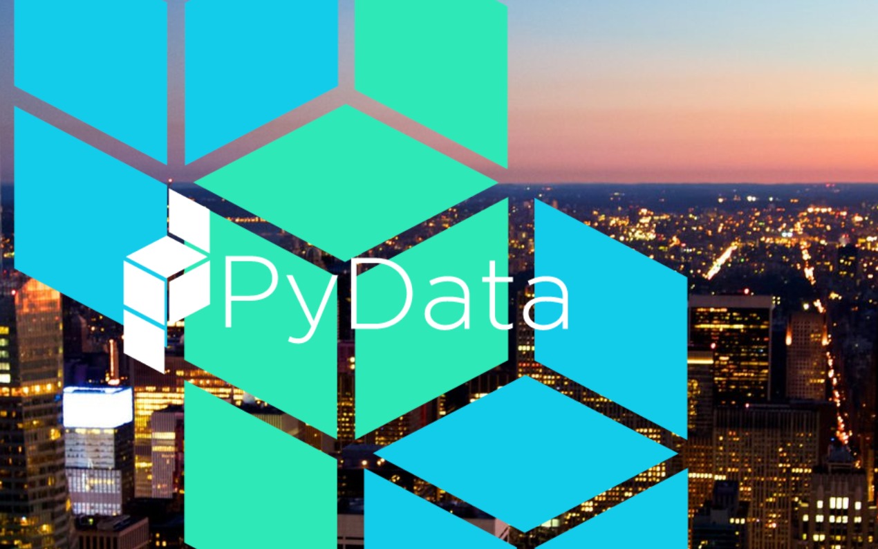 pydatanyc's tweet card. Join PyData NYC on April 10th at 6:30 pm for a workshop night with Jorn Mossel and Thomas J. Fan. Please bring your laptops to code along...
