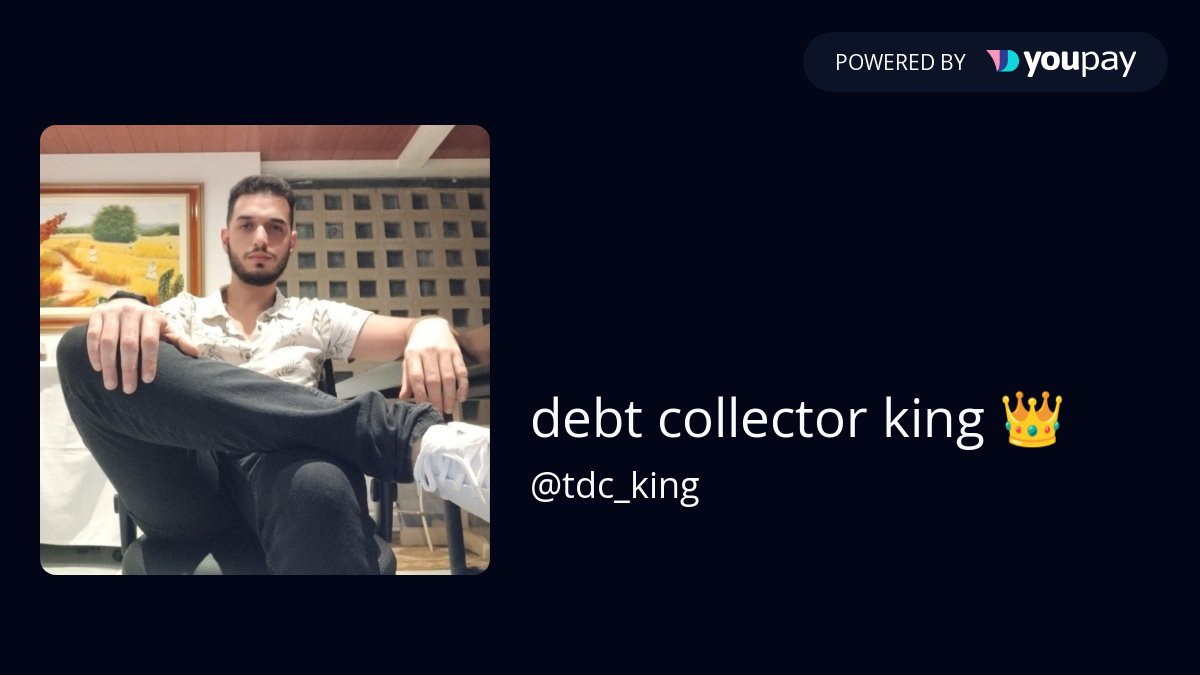 thedebt_king's tweet card. Fund my life Twitter: @thedebt_king