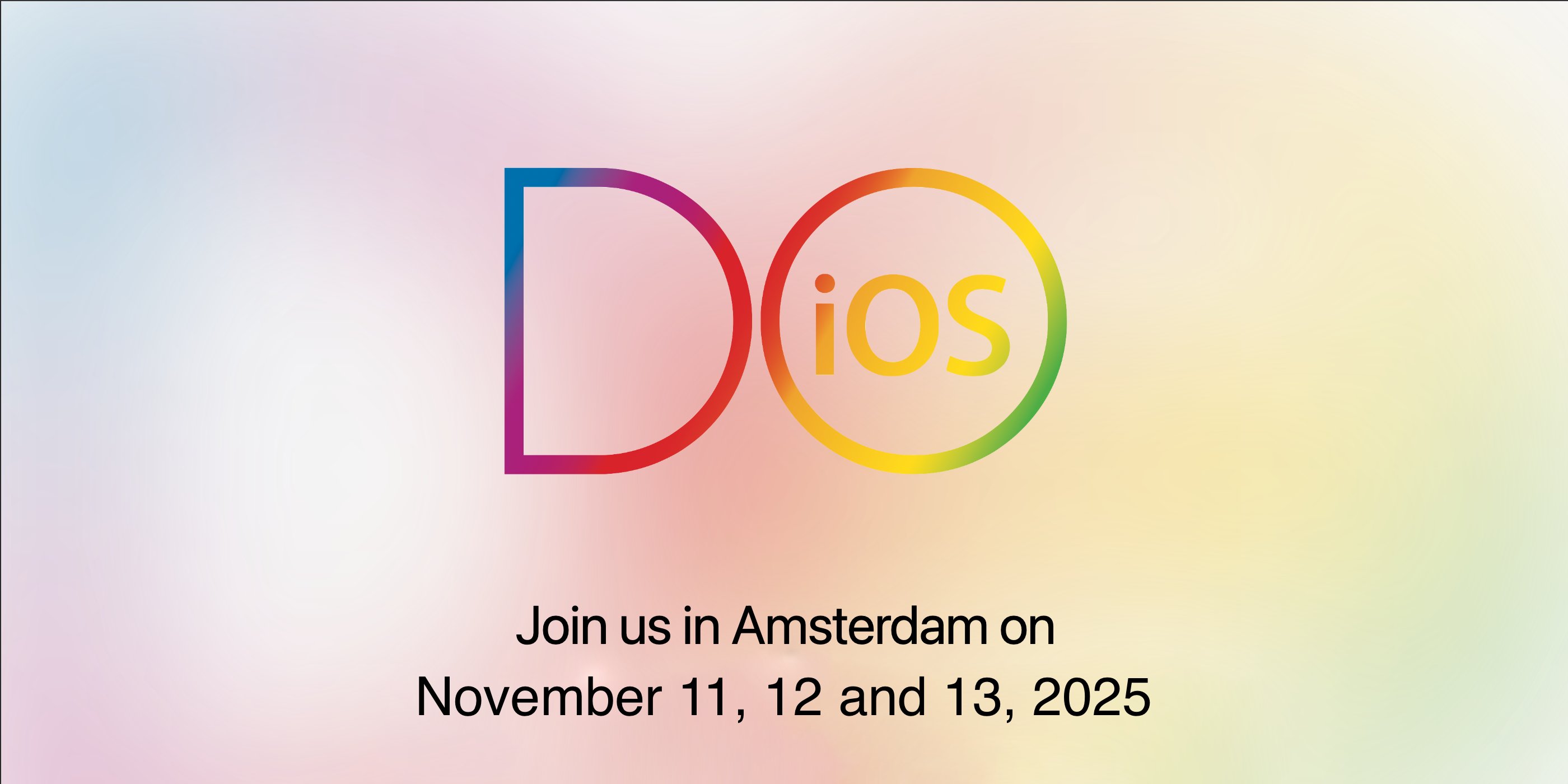 iOSConf's tweet card. Meet us in Amsterdam in November 2025.