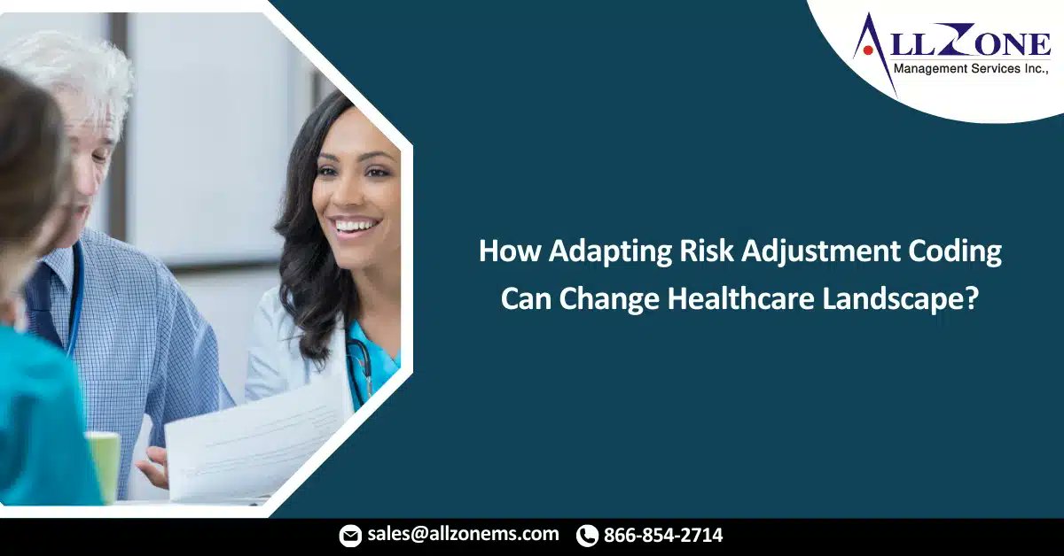 Allzone_Online's tweet card. Blog posts explore the relationship between risk adjustment and HCC medical coding and the aspects that necessitate adapting it.