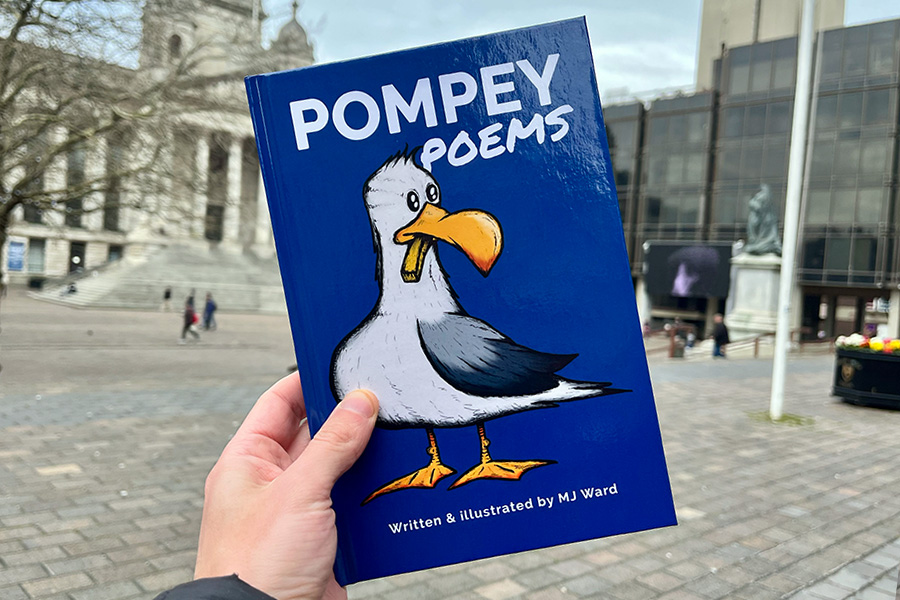 tidywebdesign's tweet card. Tidy Design loves a creative side project, so we’re excited to be making something for Big Screen Poetry! We’ll be using one of our Pompey Poems for this, celebrating the power of words and visuals...