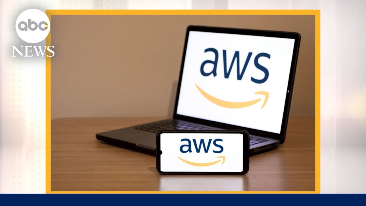 techbasengr's tweet card. Amazon Web Services issue causes widespread internet outage