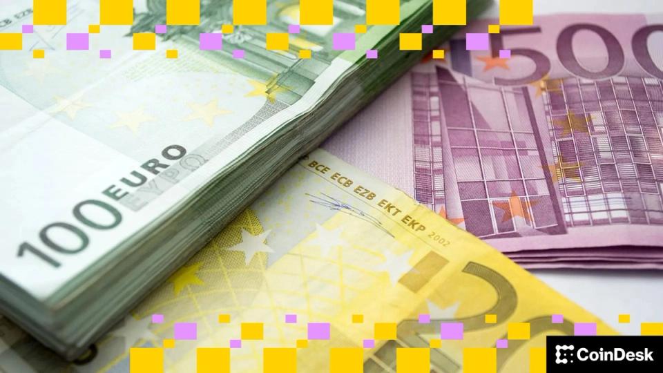 InsightChainz's tweet card. Integration allows fintechs and enterprises to settle in EURAU, claimed to be the first euro stablecoin under BaFin’s e-money license.
