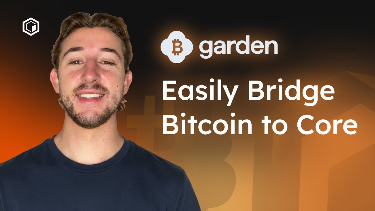 Coredao_Org's tweet card. How to bridge Bitcoin to Core with Garden Finance
