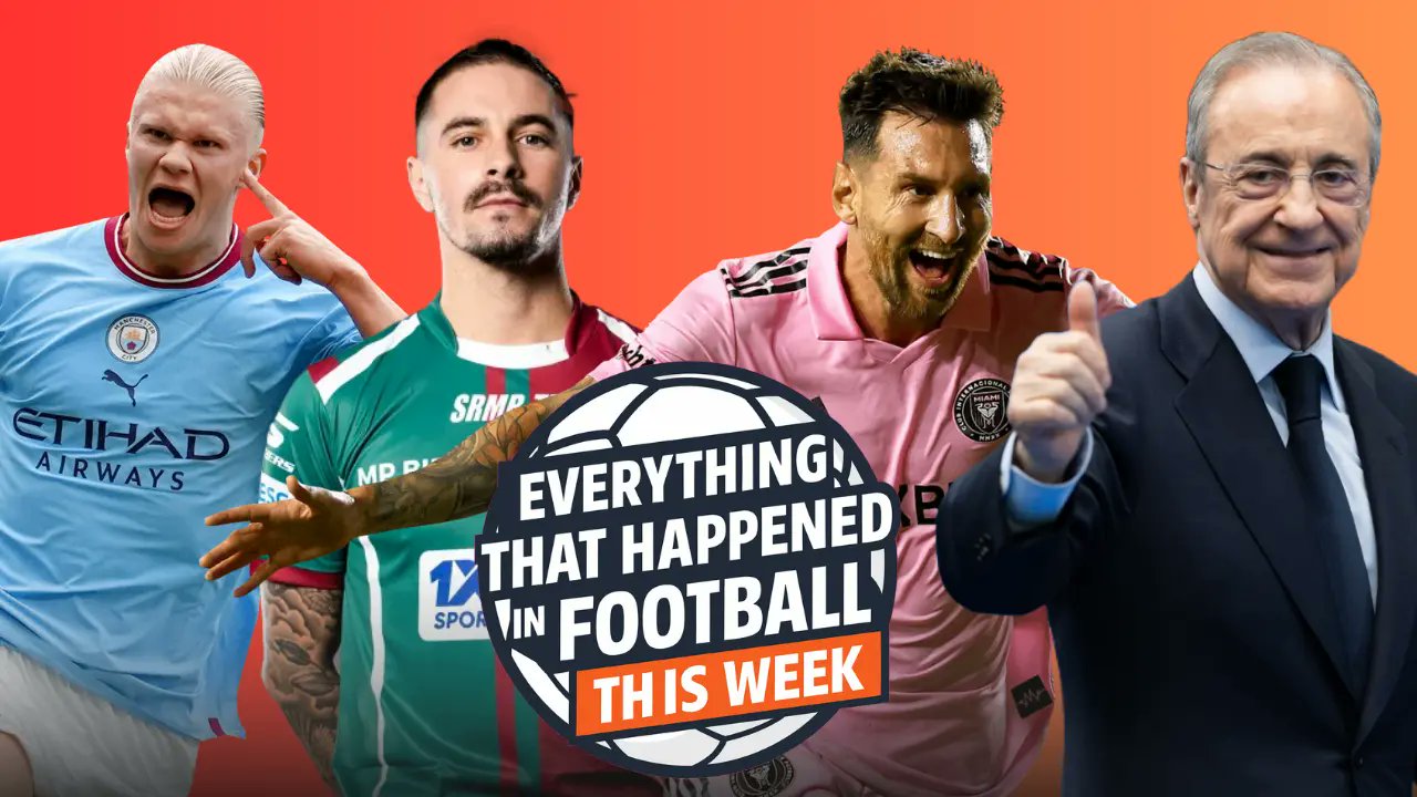 tacklefromb's tweet card. Comprehensive weekly wrap of major global football events, results, and milestones across international and club competitions