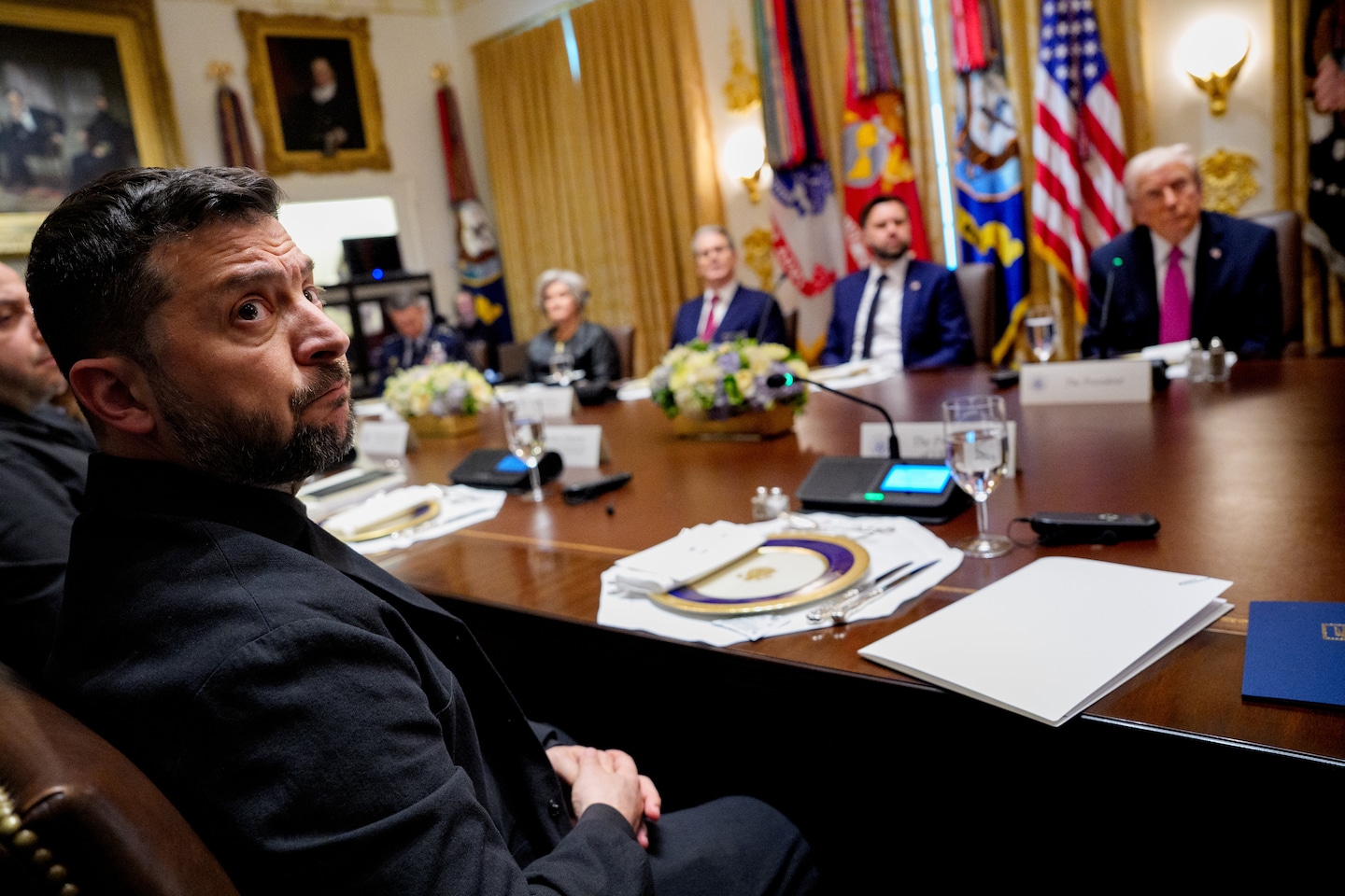 ZentraleV's tweet card. In an often fraught encounter, Trump told Zelensky to accept Putin’s terms to end the war, according to people familiar with the meeting.