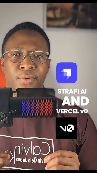 JavaScriptar's tweet card. Vercel v0 and Strapi AI for Content Modeling