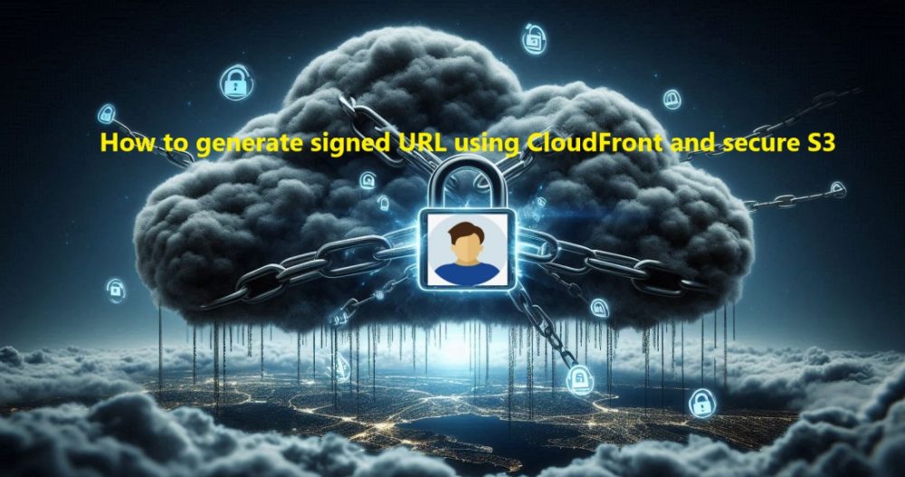 Webtutorialsdev's tweet card. Create signed url using AWS CloudFront. Restrict users from accessing CloudFront directly using referrer and S3 bucket policy