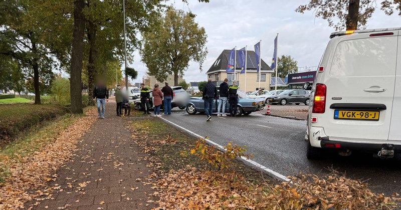 Auto-ongeluk in Nieuwleusen met een gewonde
