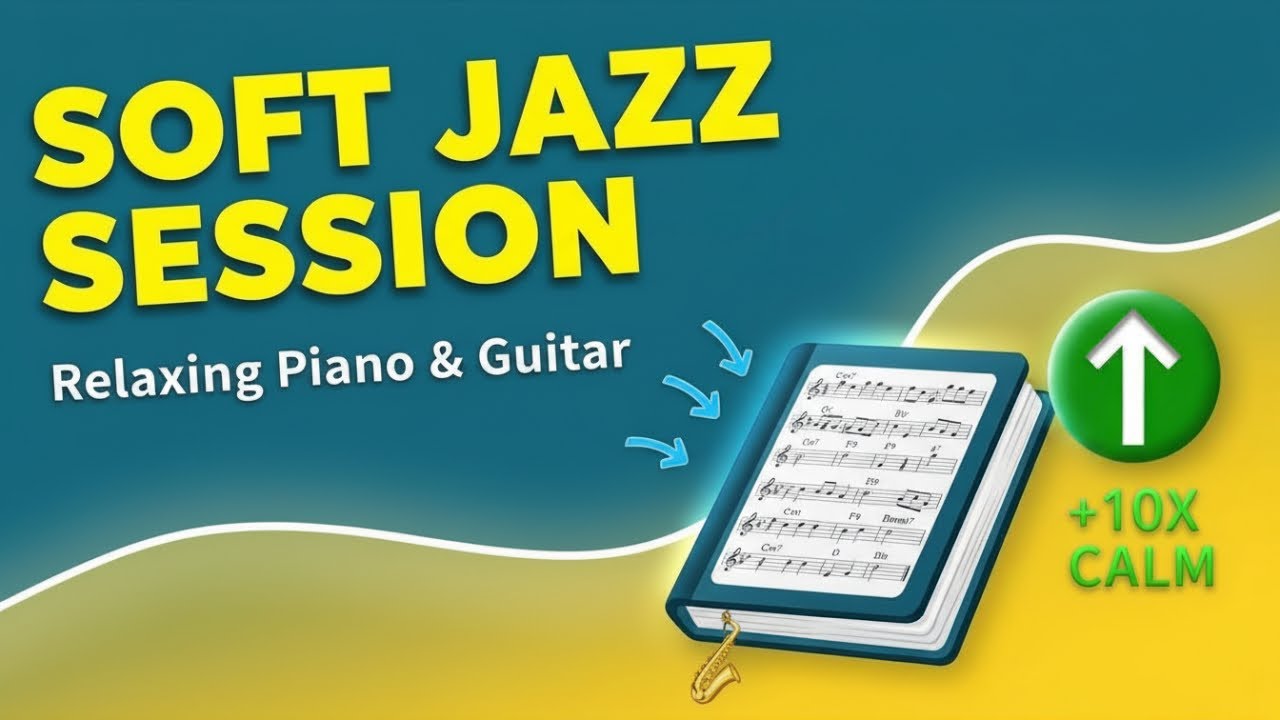 FreeFlowTracks's tweet card. Cozy Up with Soft Jazz: Piano & Guitar Vibes