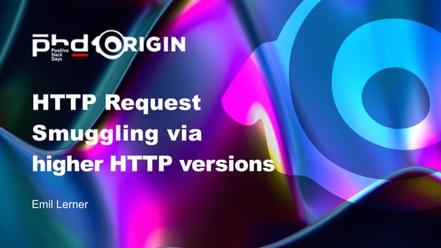 emil_lerner's tweet card. HTTP Request Smuggling via higher HTTP versions