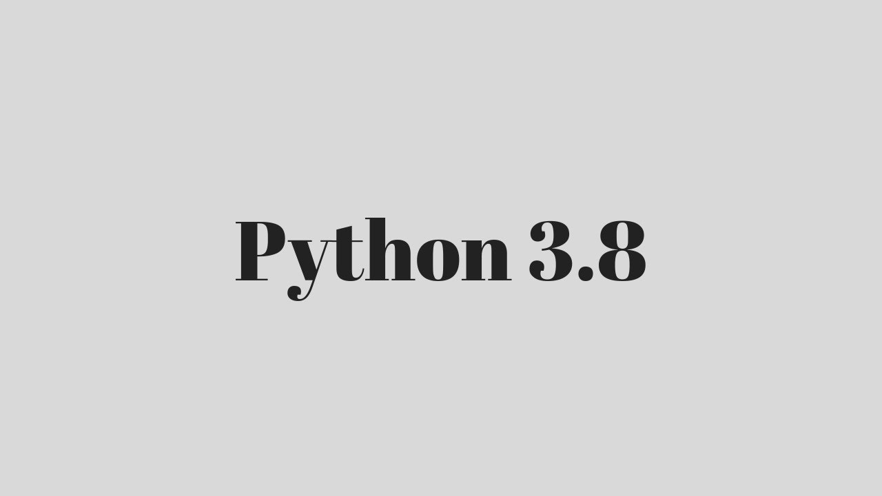 pretty_printed's tweet card. Some New Features in Python 3.8