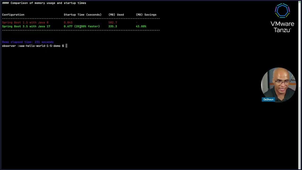 VMwareTanzu's tweet card. A quick look at Application Advisor 1.4