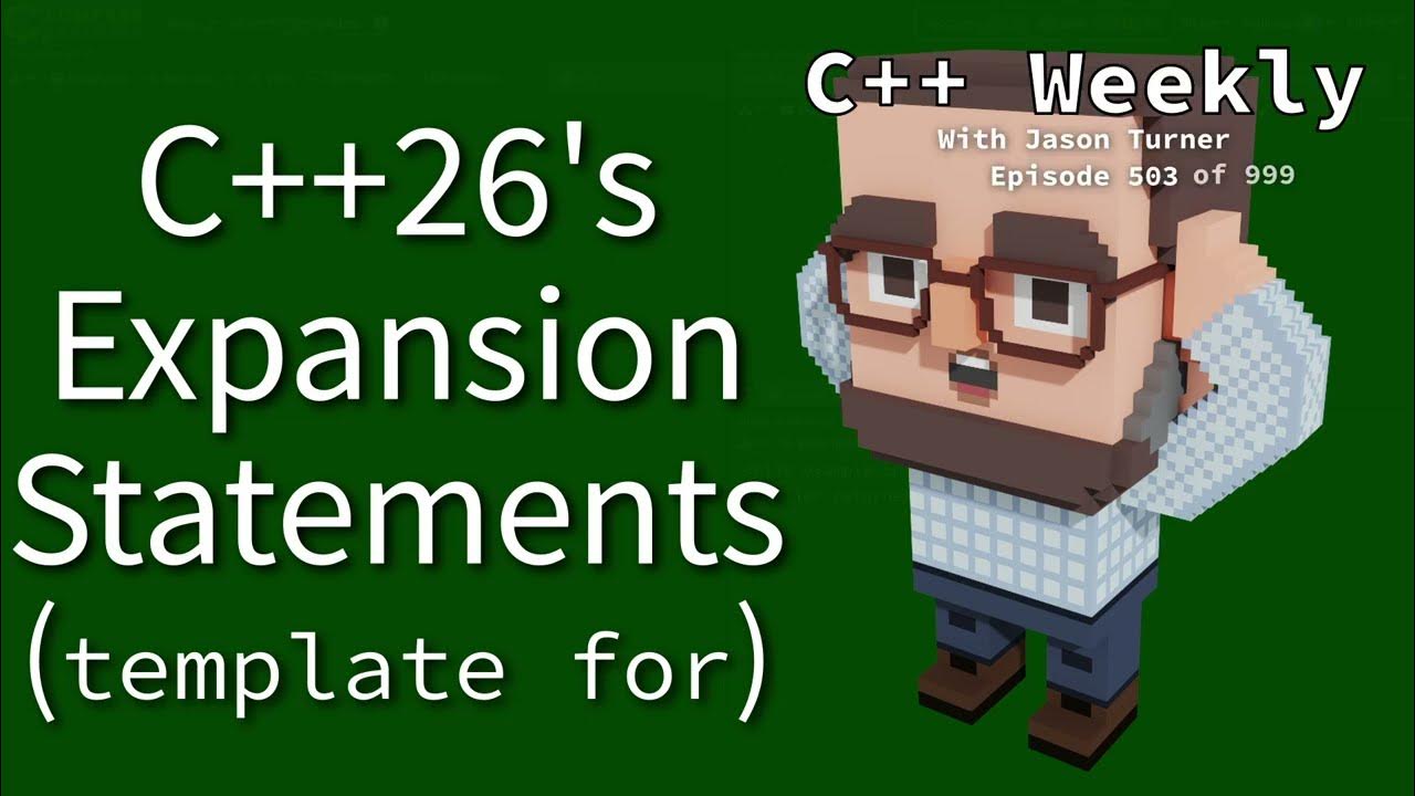 meetingcpp's tweet card. C++ Weekly - Ep 503 - C++26's Expansion Statements (template for)